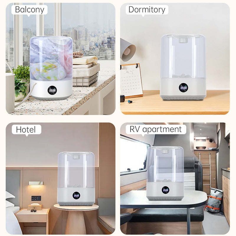 Portable Mini Washing Machine USB Rechargeable Cordless