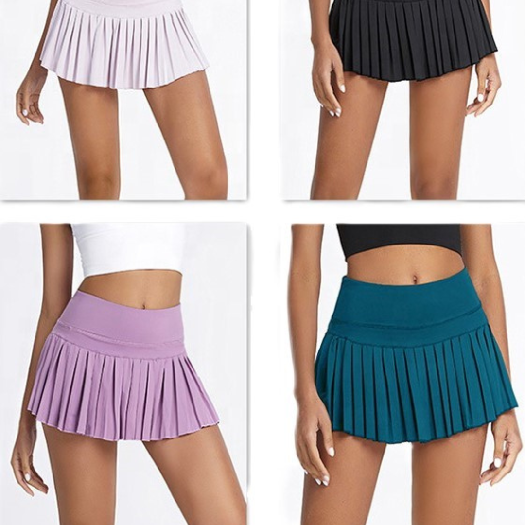 Skirts with undershorts and side pockets